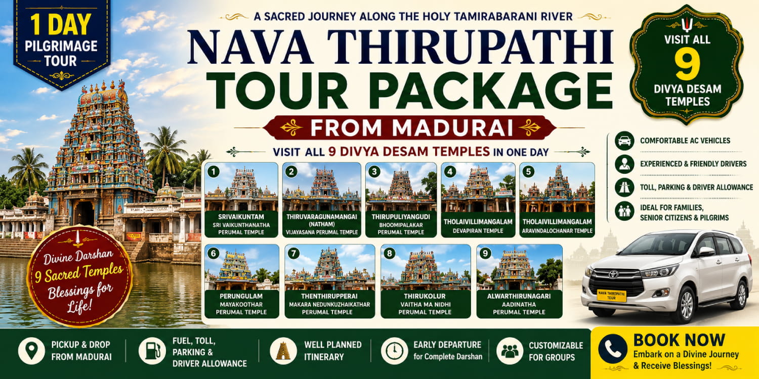 Nava Thirupathi Temple Tour Package