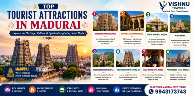 Top Tourist Attractions in Madurai