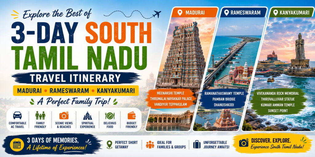 3-Day South Tamil Nadu Travel Itinerary