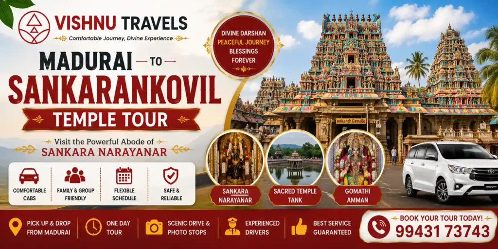 Madurai to Sankarankovil Temple Tour