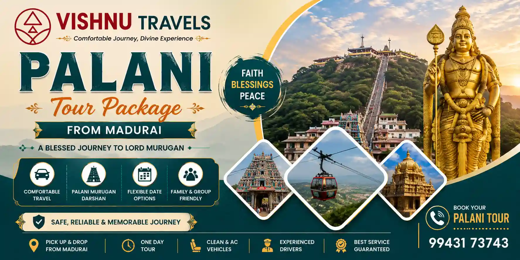 Palani Tour Package from Madurai