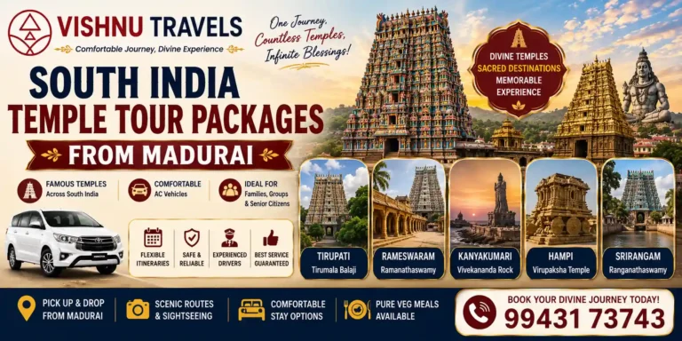 South India Temple Tour Packages from Madurai