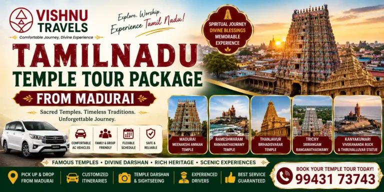 Tamilnadu Temple Tour Package from Madurai