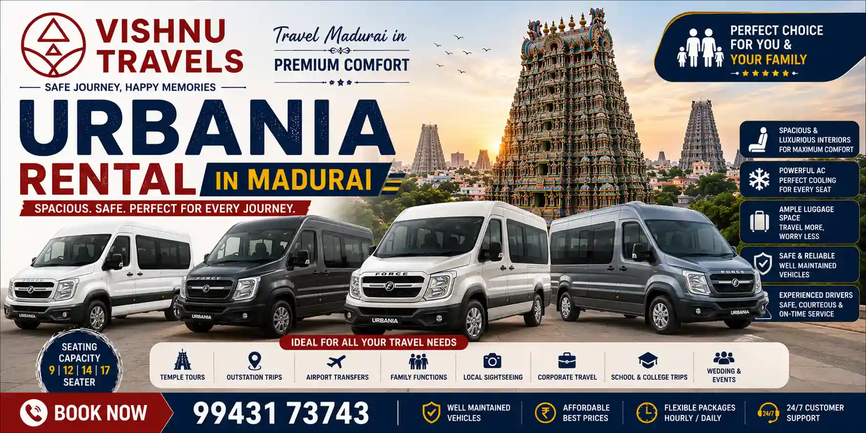 Urbania Rental in Madurai