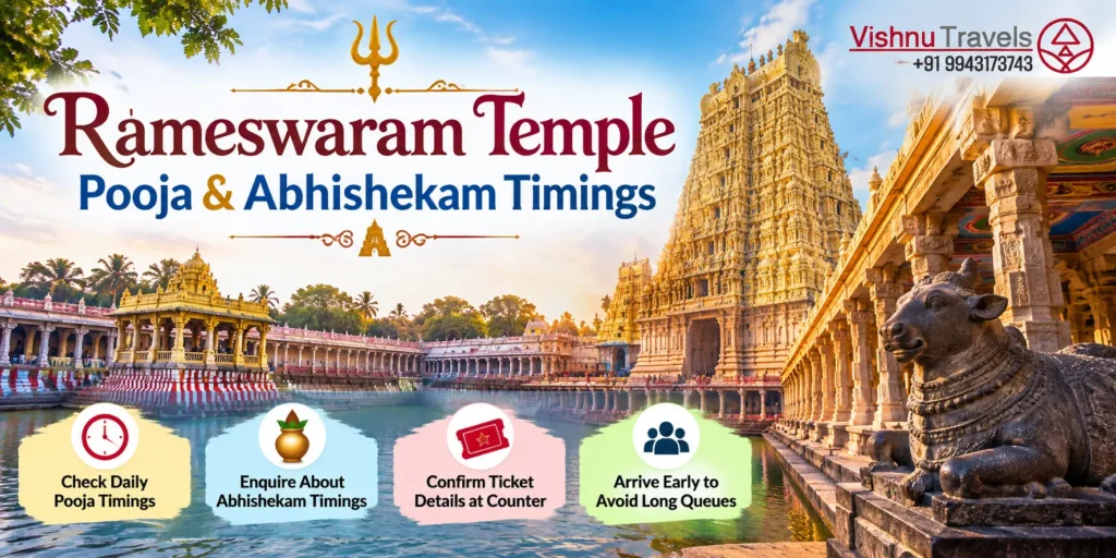 Rameswaram Temple Pooja & Abhishekam Timings